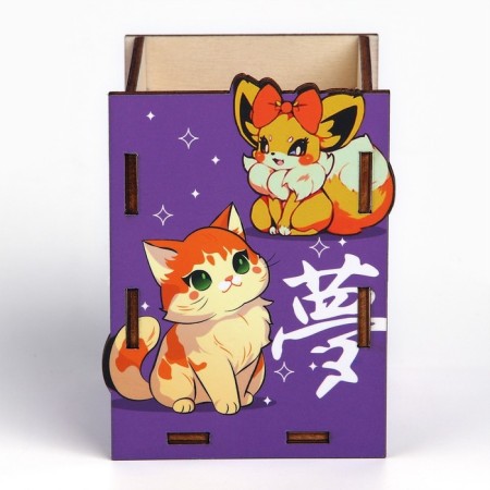 Organizer for the Office "Cuties Chibi" 6.7 x 6.5 x 9.6 cm-3