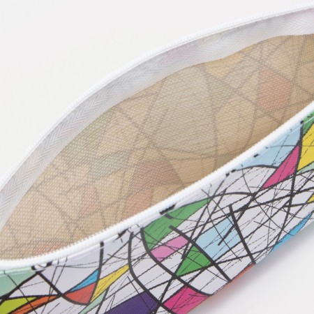 Cosmetic bag with lightning, white/multi -colored color-2