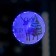 LED toy on Velcro "Deer" 13 cm, batteries Lr44x3, glow of multi