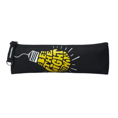 Penal soft, 1 department, 60 x 195 mm, flat, Phoenix "Lamp" Black/Yellow 59451-1