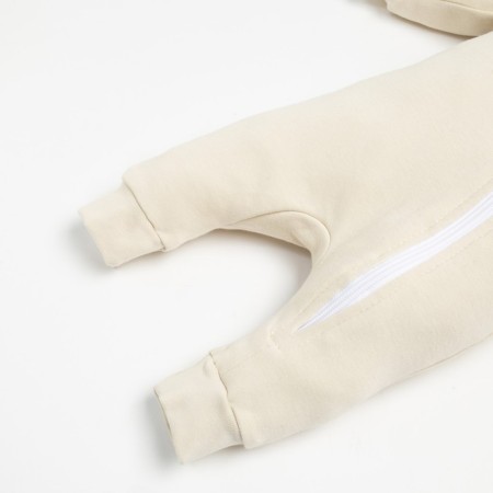 Combineson with zipper crumbs, I am Basic Line, height 74-80 cm, milk-4