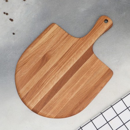 ADELICA Board "Pizza Lapata", the working part is 30 × 29 cm, handle 13 cm, oak-2