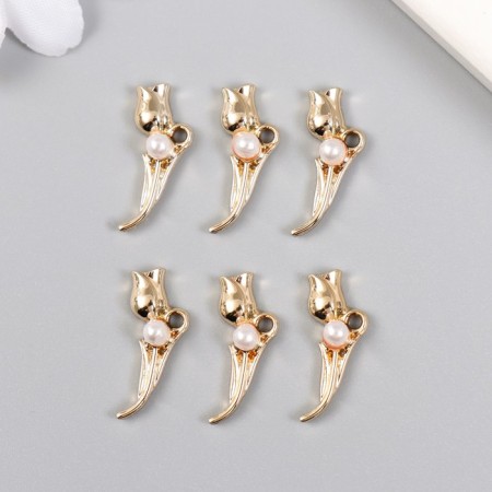 Decor for creativity Metal, plastic "Tulip" 0.8x2.1 cm-2