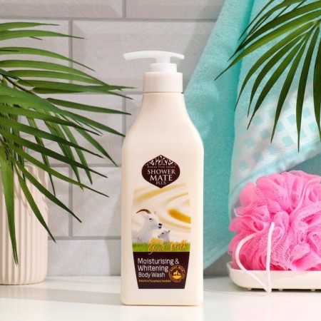Shower Mate shower gel moisturizing with goat milk, 550 ml