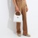 Bag Female Tout with zipper, white color
