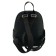 Women's backpack, textiles, black 20x12x27 cm