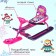 Snow -chapel "Fairytale Patrol", SSP2, with a back and a seat belt, purple/pink
