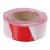 Fencing tape 200 m, red-white, width 5 cm, thickness 50 μm