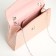 Female bag on a magnet, pink color