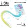 Hair clips, colored strand "You will be from Love"