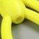 A toy for dogs "Monkey" with a squeak, 19.5 cm, silicone, yellow