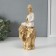 Souvenir Polystone "Buddha Shakyamuni on the Golden Elephant" 11x10x25 cm