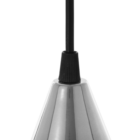 Lamp Bayerlux suspension Bayerlux "cone" 3he14 40W chrome d = 16, h = 20+60 cm-7