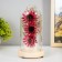 Nightlight "burgundy flowers" LED from batteries 3xlr44 10x10x20 cm Risalux