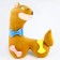 Soft toy "Fox", 45 cm, orange color