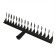 Robble straight, twisted tooth, 16 tooths, metal, tiles 28 mm, without cuttings, mix