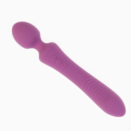 Vibrator bilateral oka-hips, 14 modes, 23.5 x 3.5 x 4 cm, silicone, purple