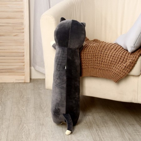 Soft toy-podushka "Cat", 65 cm, color gray color-2