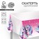 The single tablecloth “Fairy -tale unicorn”, 137 × 180 cm, pink