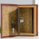 Safe-book wood, leatherette "Bust of the Apolon" embossing 17x11x5 cm