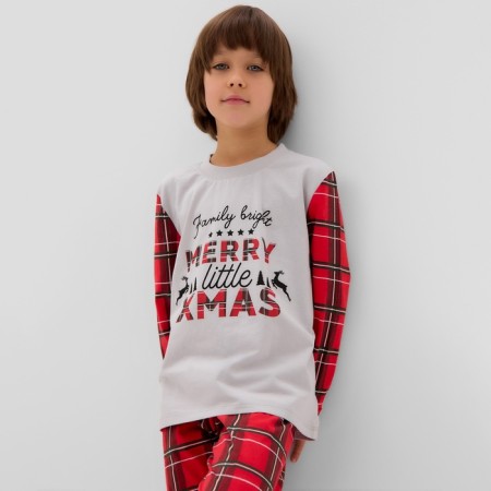 Пижама детская для мальчика KAFTAN "X-mas" р.30 (98-104)-6
