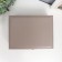 Casket to the leatherette for jewelry "Gray matte" 9x23x17 cm
