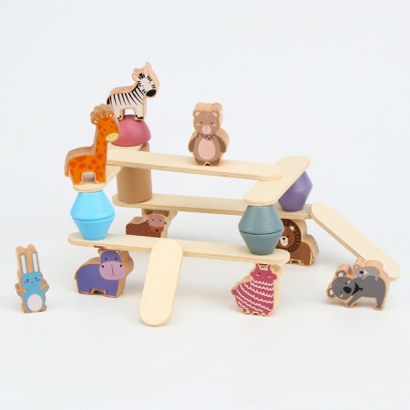 Wooden developing toy Balancir "Animal World" 20.5 × 15.5 × 4.5cm-1