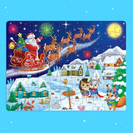 Luminous puzzle "soon New Year", 88 details-4