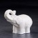 Porcelain figurine "Indian elephant", 10 cm