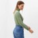 Female turtleneck, green color, size 42 (s)