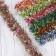 Tinsel "wave color" d-10 cm, 200 cm, mix