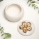 Souvenir Ceramics "Double Flower with Pearl" 6.5x8.5x8.5 cm