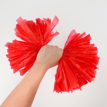 Pompom 1pc, red color-1