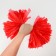 Pompom 1pc, red color