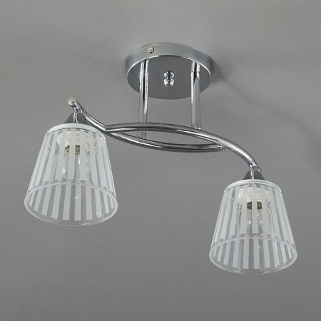 Ceiling lamp 2x60W E27, size 38x12x25.5 cm-1