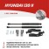 Copes of the hood Auto-unit for Hyundai I30 II 2011-2015 2015-2017, 2 pcs., Uhyi30012
