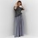 Women's skirt Minaku: Casual Collection Color Gray-Great, Rr. 42