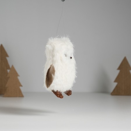 Souvenir "White owl" 5x8.8x10 cm-2