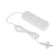 Extension cord 3 sockets, 1.7 m, 6 A, 1300 W, SHVVP 2x0.5 mm2, without salary, white