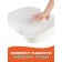 Anatomical pillow for sitting, size 46x36 cm, gray color