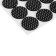 Furniture lining made of felt, d = 25 mm, adhesive surface, 18 pcs