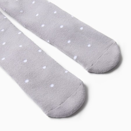 Pantyhose children's terry, gray color, height 86-92 cm-2