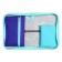 Penal 1 section 140 x 210 x 40 mm, folding pocket and cosmetic bag, fabric, calligrata topontent "Siba"