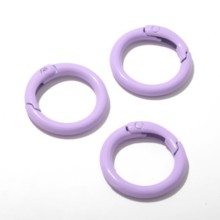 Carbine "Ring" d = 2.5 cm (set3 pcs.), Lilac color