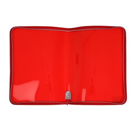 Plastic folder A4, 325 x 230 x 25 mm, lightning around, calligrata "office", PM-A4-11, 0.5 mm, color, texture "sand", red-3
