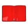 Plastic folder A4, 325 x 230 x 25 mm, lightning around, calligrata "office", PM-A4-11, 0.5 mm, color, texture "sand", red
