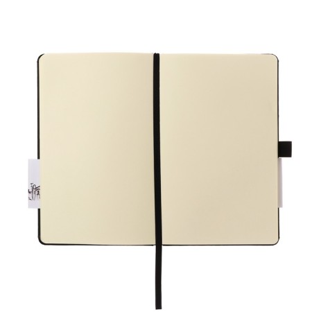Sketchmarker sketchbook, 130 x 210 mm, 80 sheets, solid cover of artificial leather, black, block 140 g/m2-6