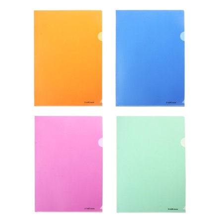 A4, 180 μm, Erichkrause "Matt Pastel Bloom", opaque, embossing "sand", mix-1