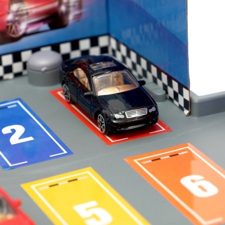 Parking "Mega Parking", 6 metal machines + rug-7