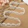 Capricon lace, 15 mm × 10 ± 1 m, white color
